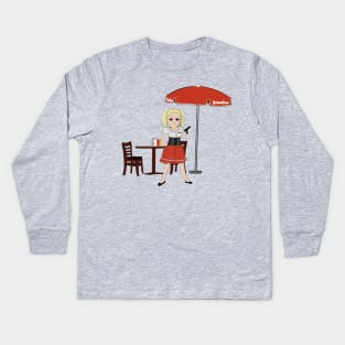 Sarah Walker Wienerlicious Kids Long Sleeve T-Shirt